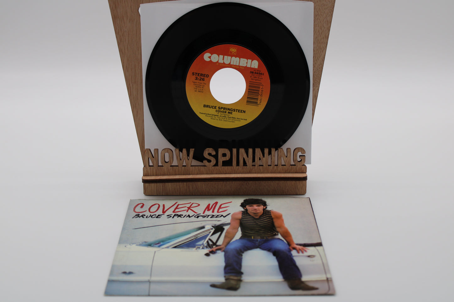 Bruce Springsteen - Cover Me & Jersey Girl - 45 Record - Original from 1984 NM Condition