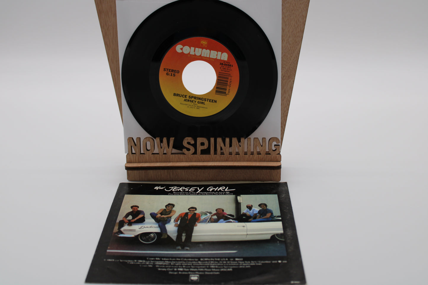 Bruce Springsteen - Cover Me & Jersey Girl  - 45 Record - Original from 1984 NM Condition