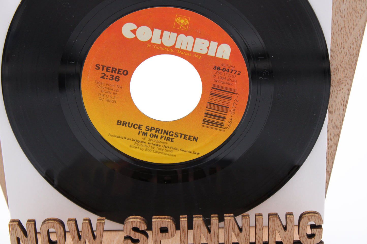 Bruce Springsteen I'm on Fire - 45 Record - Original from 1984 NM Condition