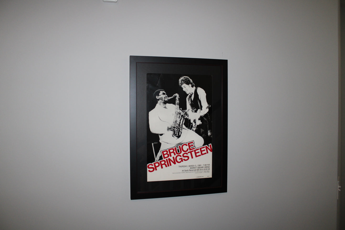 Bruce Springsteen Concert Tour Promotion Poster - SERIGRAPHICS 1981 - CA029