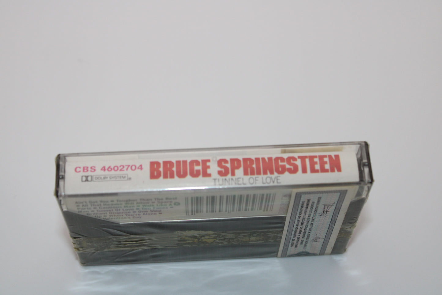 Bruce Springsteen SEALED/GREECE Tunnel of Love - Original 1987 Cassette Tape - Greece Import Sealed
