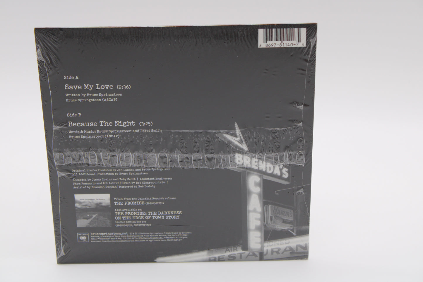 Bruce Springsteen SEALED Because The Night & Save My Love RSD 7" on Vinyl - Sealed