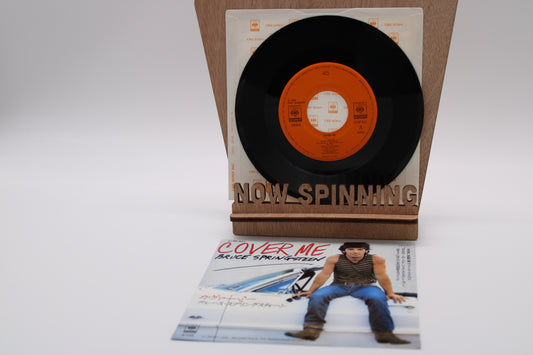 Bruce Springsteen - Cover Me & Jersey Girl - Japan 7" Vinyl Import  1984 Near Mint