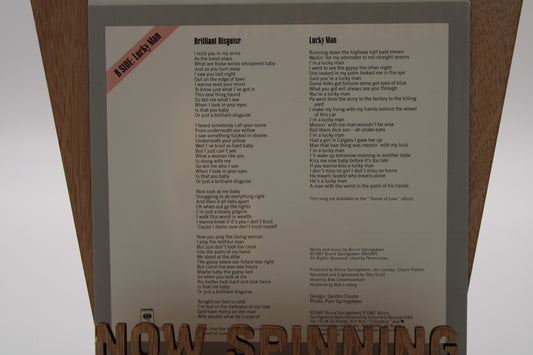 Bruce Springsteen - 45 Record - Brilliant Disguise 1987 Release + Picture Sleeve