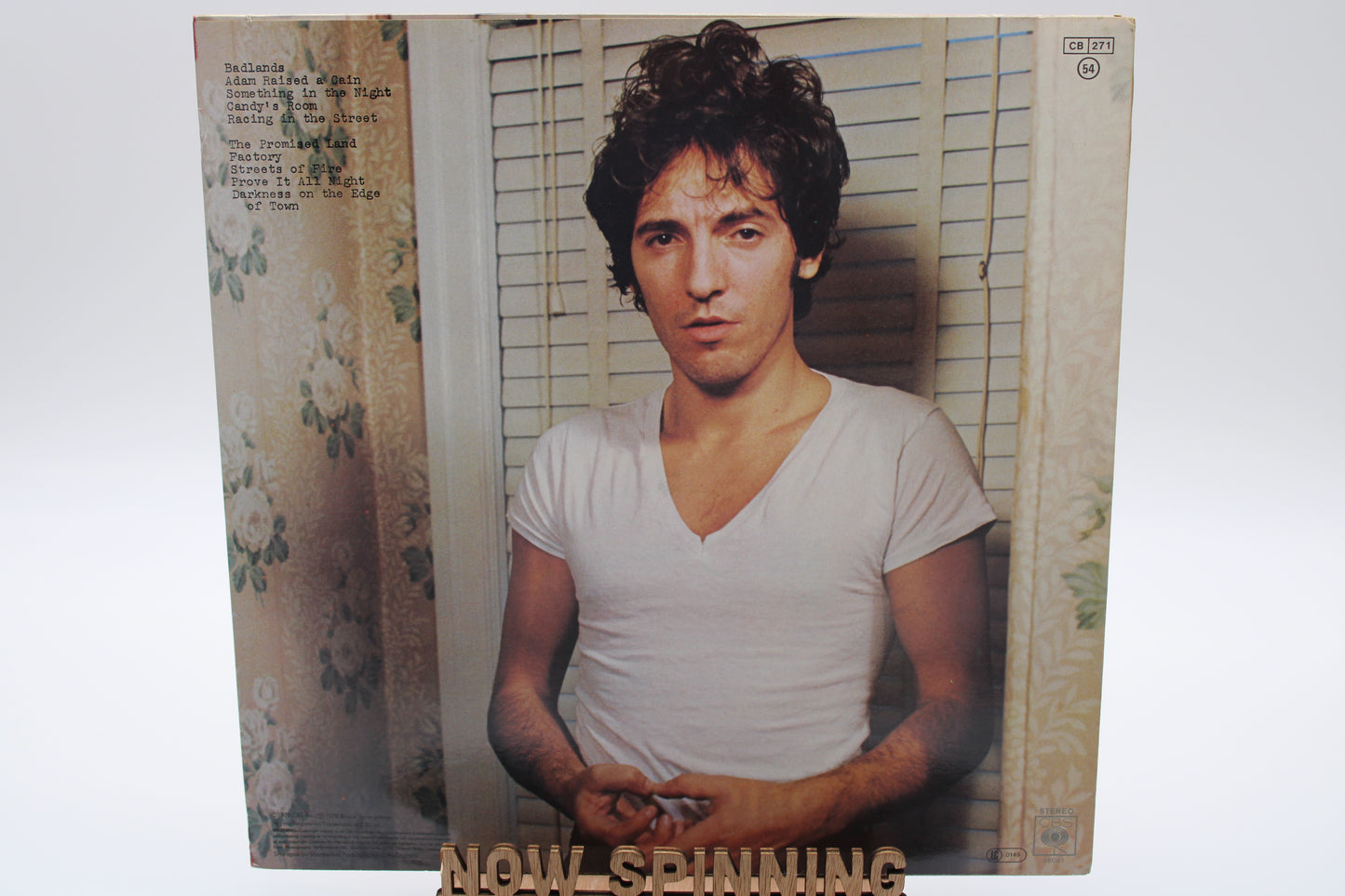 Bruce Springsteen Darkness on the Edge of Town - IRELAND 1978 Original Vinyl Album - Pink Lyrics Insert