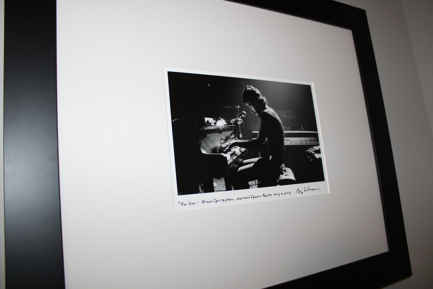 Bruce Springsteen - "FOR YOU" - Original Photograph Barry Schneier 1975