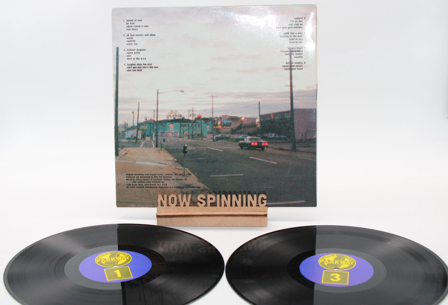 Bruce Springsteen - Prisoner of Love - 4 Vinyl LPs Live Capital Centre, Landover MD 4/4/1988 BLV