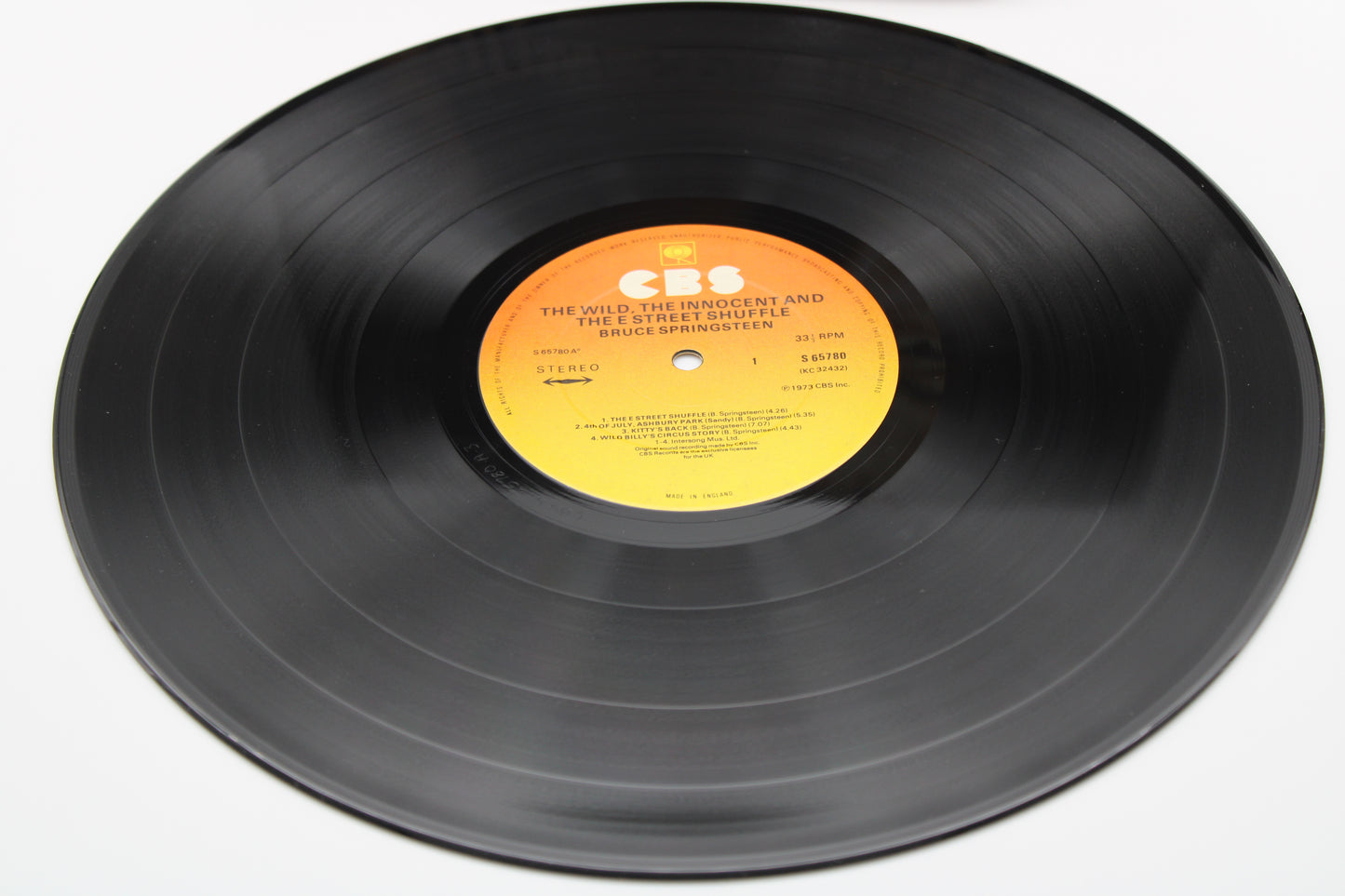 BRUCE SPRINGSTEEN 3-LP BOX SET VINYL CBS RECORDS: GREETINGS, WILD, BORN TO RUN 1980/UK IMPORT