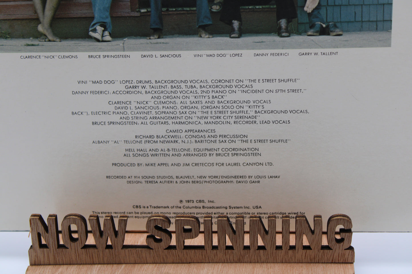 BRUCE SPRINGSTEEN 3-LP BOX SET VINYL CBS RECORDS: GREETINGS, WILD, BORN TO RUN 1980/UK IMPORT