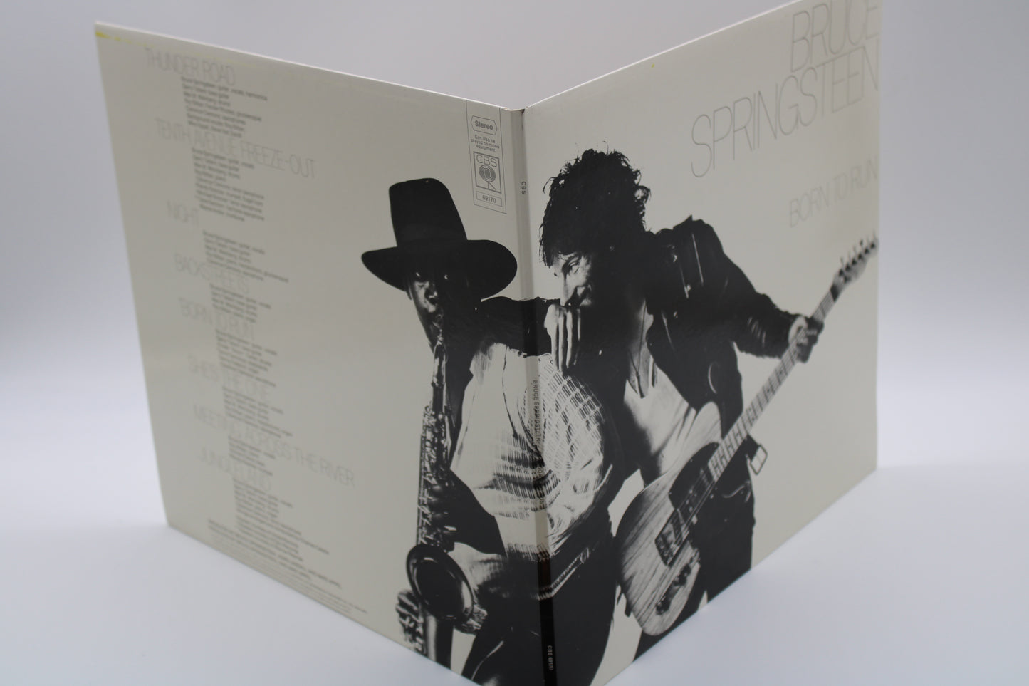 BRUCE SPRINGSTEEN 3-LP BOX SET VINYL CBS RECORDS: GREETINGS, WILD, BORN TO RUN 1980/UK IMPORT