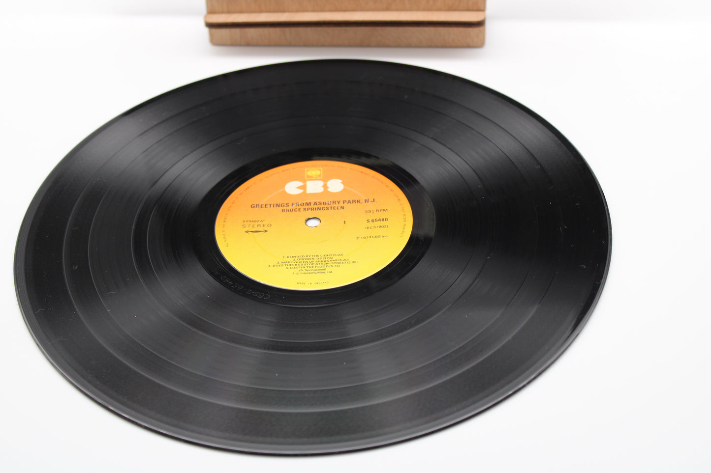 BRUCE SPRINGSTEEN 3-LP BOX SET VINYL CBS RECORDS: GREETINGS, WILD, BORN TO RUN 1980/UK IMPORT