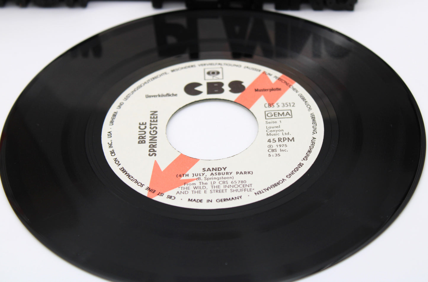 Bruce Springsteen & ESB – Rare German collection of 45s Blitzinformation 7" Promo 45 Records