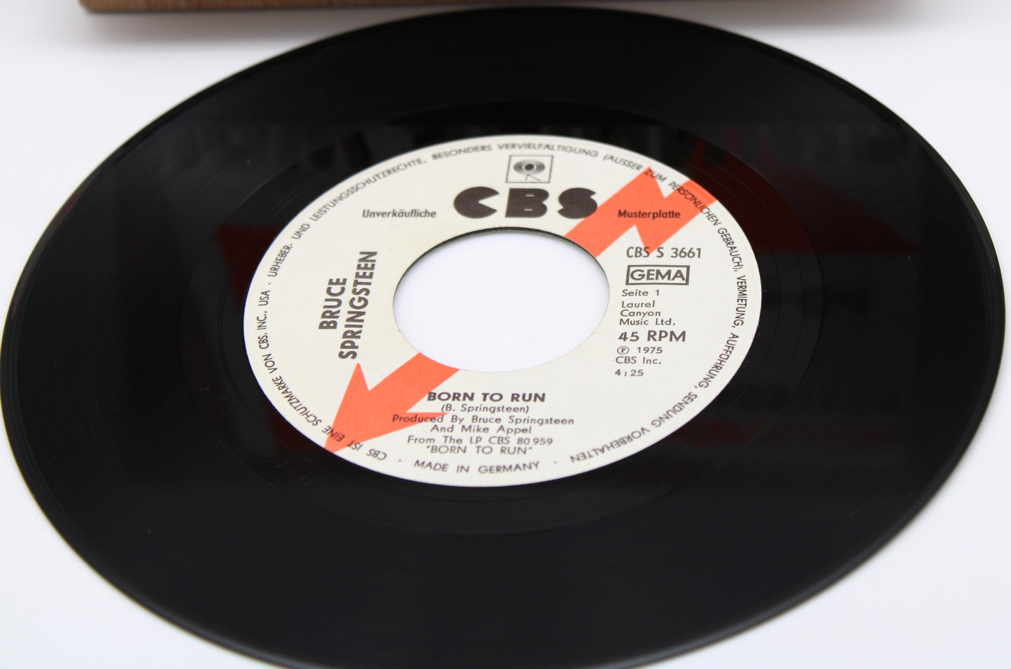 Bruce Springsteen & ESB – Rare German collection of 45s Blitzinformation 7" Promo 45 Records