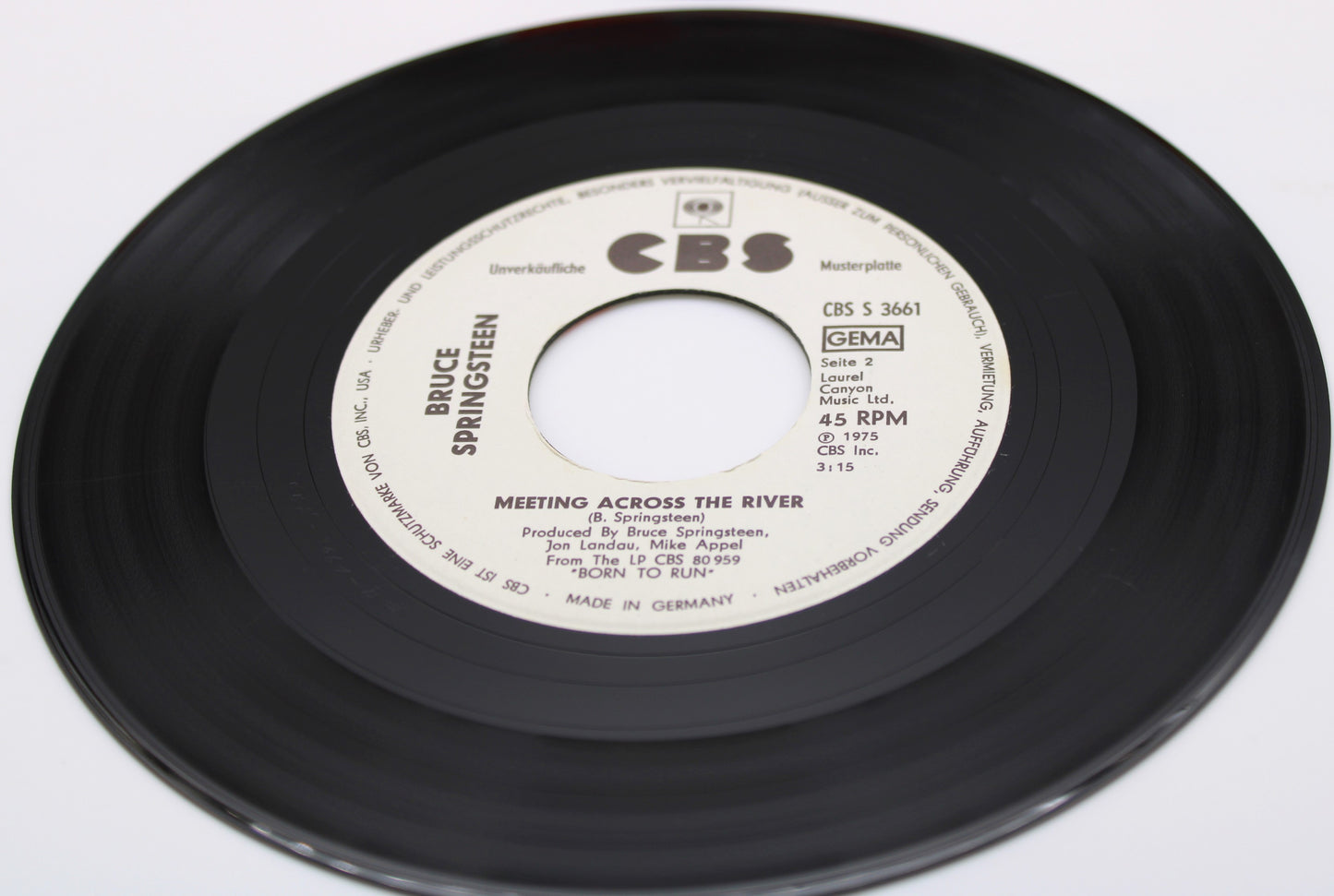 Bruce Springsteen & ESB – Rare German collection of 45s Blitzinformation 7" Promo 45 Records