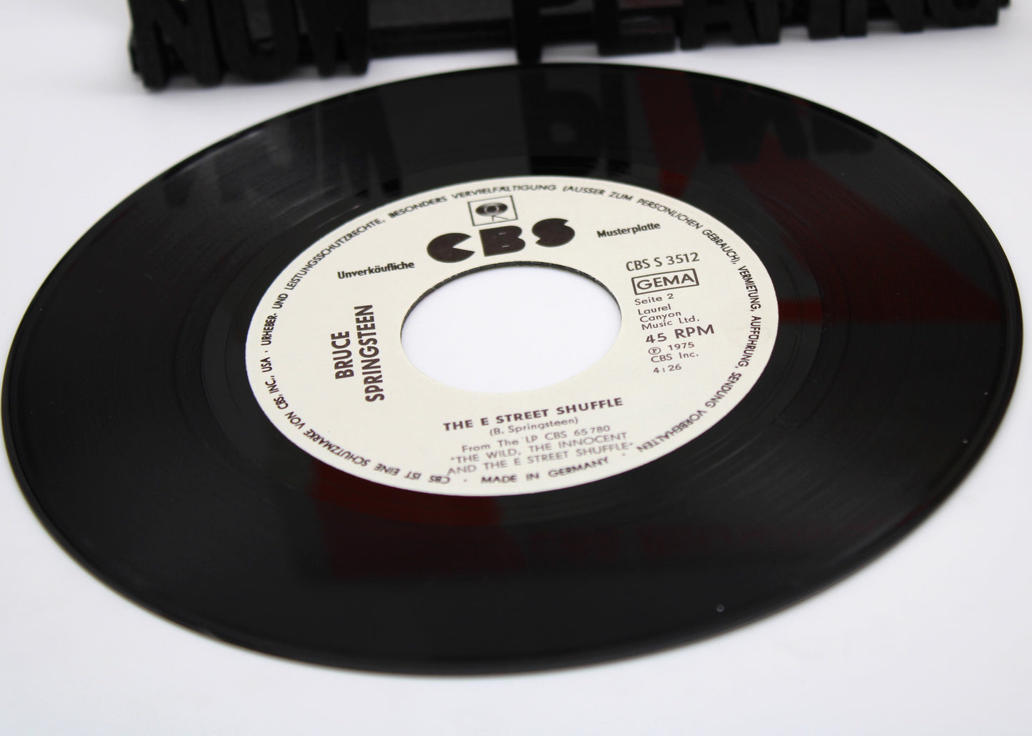 Bruce Springsteen & ESB – Rare German collection of 45s Blitzinformation 7" Promo 45 Records