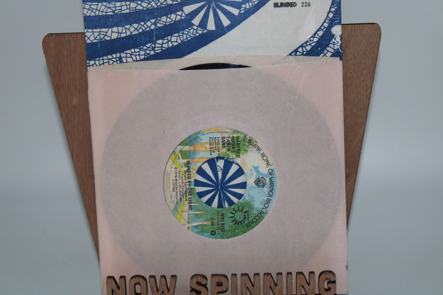 Blinded By The Light - SEALED Manfred Mann's Earth Band - 45 Record 1976