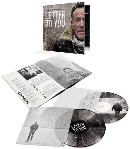 Bruce Springsteen SEALED "Letter To You" 2 LPs BLACK w/ WHITE SPLATTER LPs -SEALED BRAND NEW