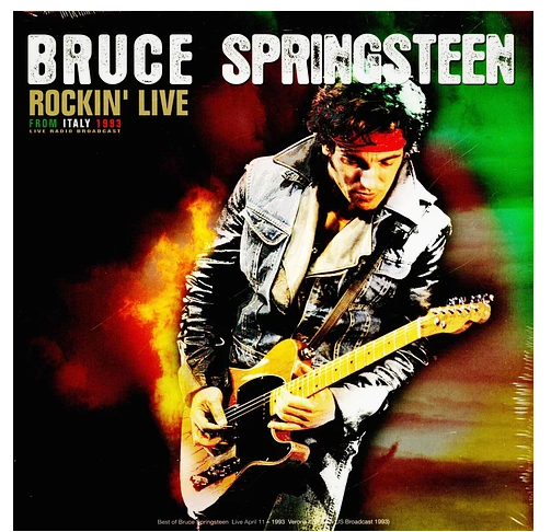 Bruce Springsteen – Rockin Live from Italy 1993 - Sealed Import Unofficial Release Vinyl