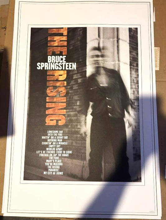 Bruce Springsteen THE RISING Lithograph Numbered Limited Edition Lithograph