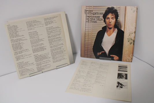 Bruce Springsteen Darkness on the Edge of Town - JAPAN SAMPLE PROMO 1978 w/Inserts - Near Mint