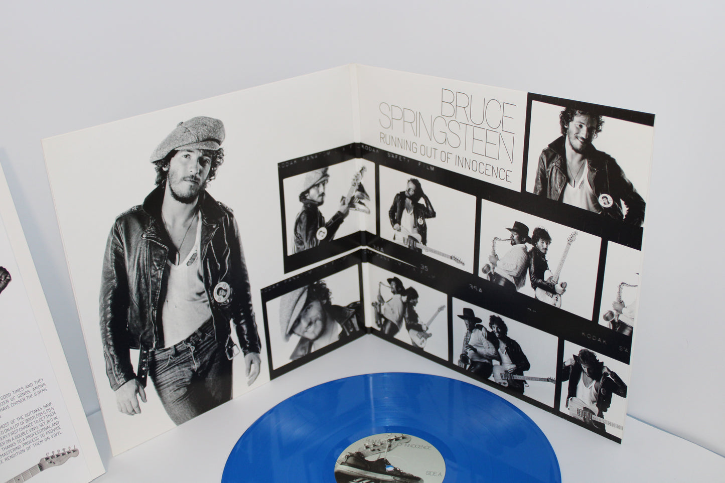 BRUCE SPRINGSTEEN "RUNNING OUT OF INNOCENCE: THE COMPLETE BORN TO RUN OUTTAKES" Vinyl Unofficial 2LPs Blue Color - In Stock