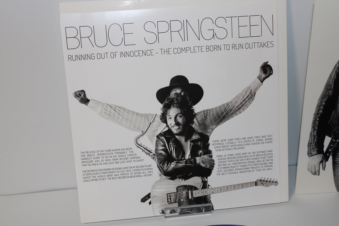 BRUCE SPRINGSTEEN "RUNNING OUT OF INNOCENCE: THE COMPLETE BORN TO RUN OUTTAKES" Vinyl Unofficial 2LPs Blue Color - In Stock