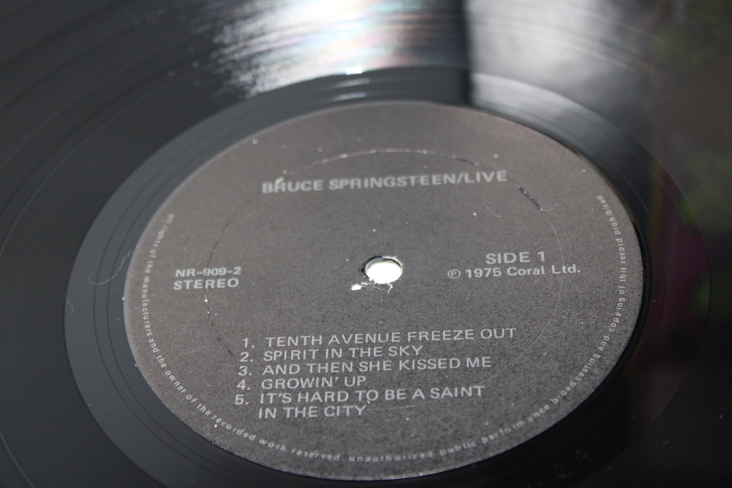 Bruce Springsteen "LIVE" 1975 The Bottom Line - Rare Bootleg Vinyl 2LP Gatefold Collectible Investment