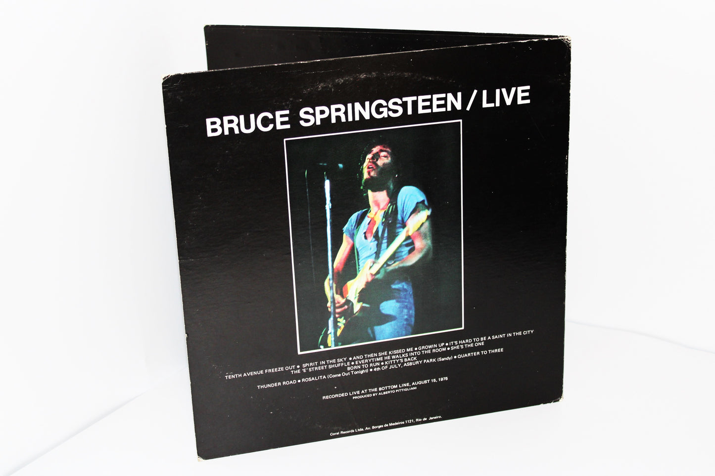 Bruce Springsteen "LIVE" 1975 The Bottom Line - Rare Bootleg Vinyl 2LP Gatefold Collectible Investment