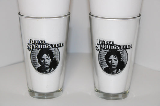 Bruce Springsteen - 2011 Thrill Hill Original - Darkness On The Edge of Town - 16oz Pint Glasses - Set of 2