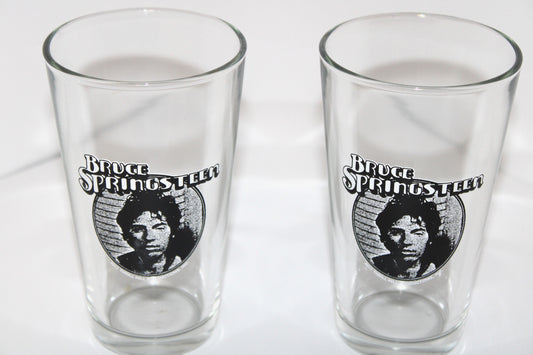 Bruce Springsteen - 2011 Thrill Hill Original - Darkness On The Edge of Town - 16oz Pint Glasses - Set of 2