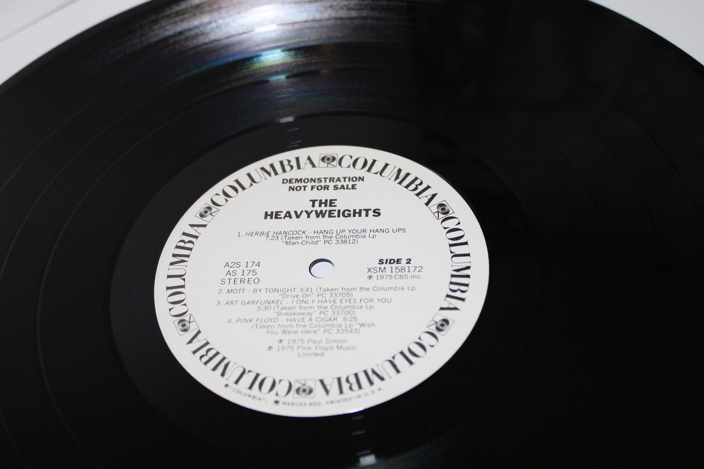 The Heavyweights: Columbia Records Fall 1975 - PROMO Vinyl - Springsteen, Pink Floyd, Chicago, Paul Simon +