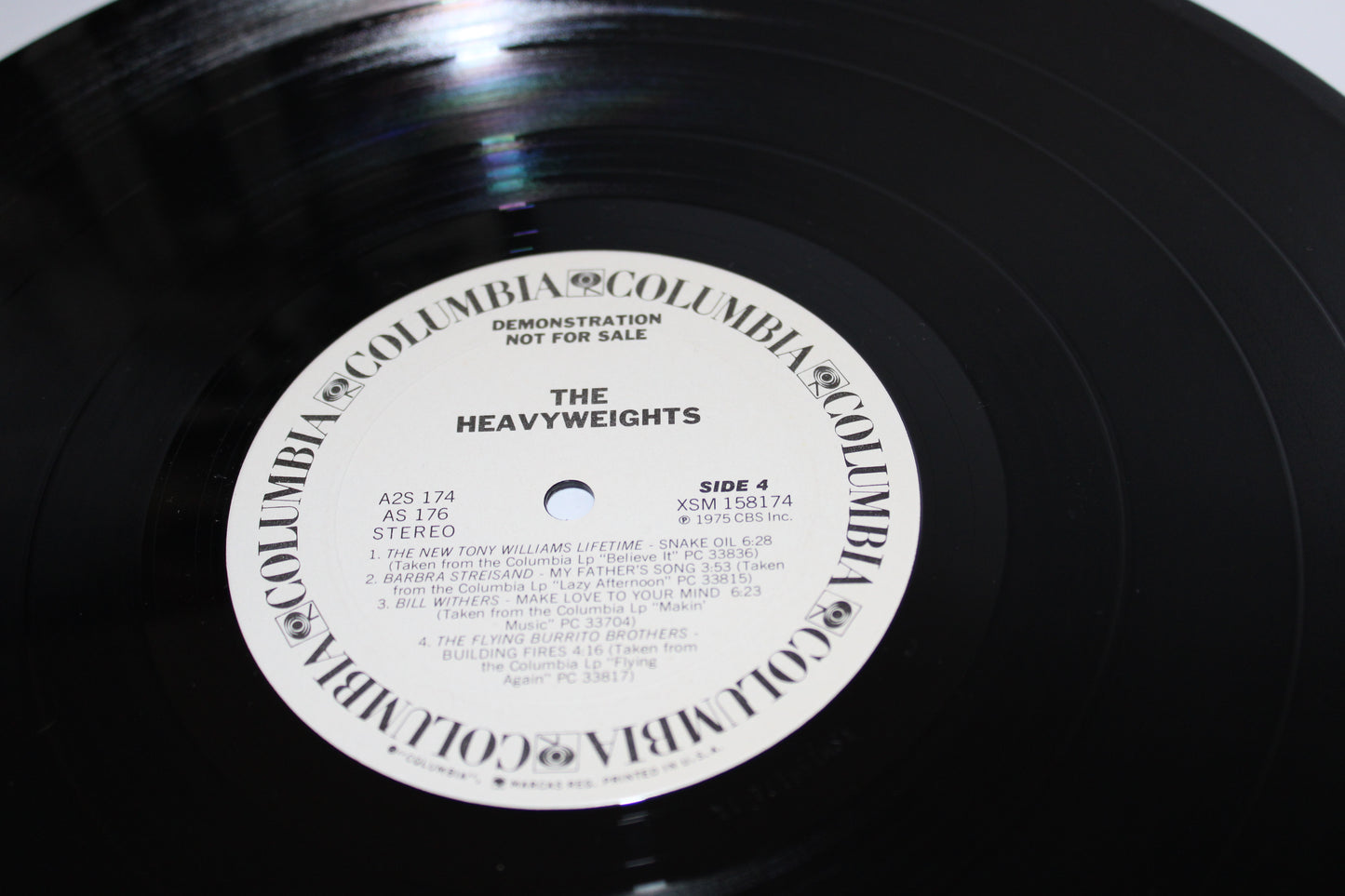 The Heavyweights: Columbia Records Fall 1975 - PROMO Vinyl - Springsteen, Pink Floyd, Chicago, Paul Simon +