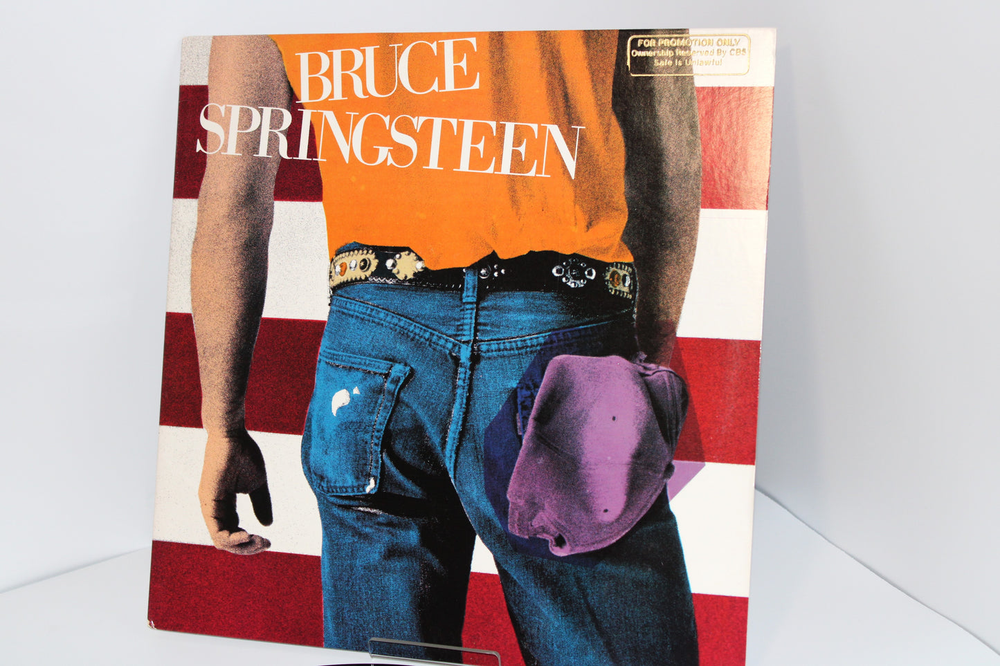 Bruce Springsteen - Promo Vinyl 12" - BITUSA "Demonstration Not For Sale" Embossed Gold Stamp