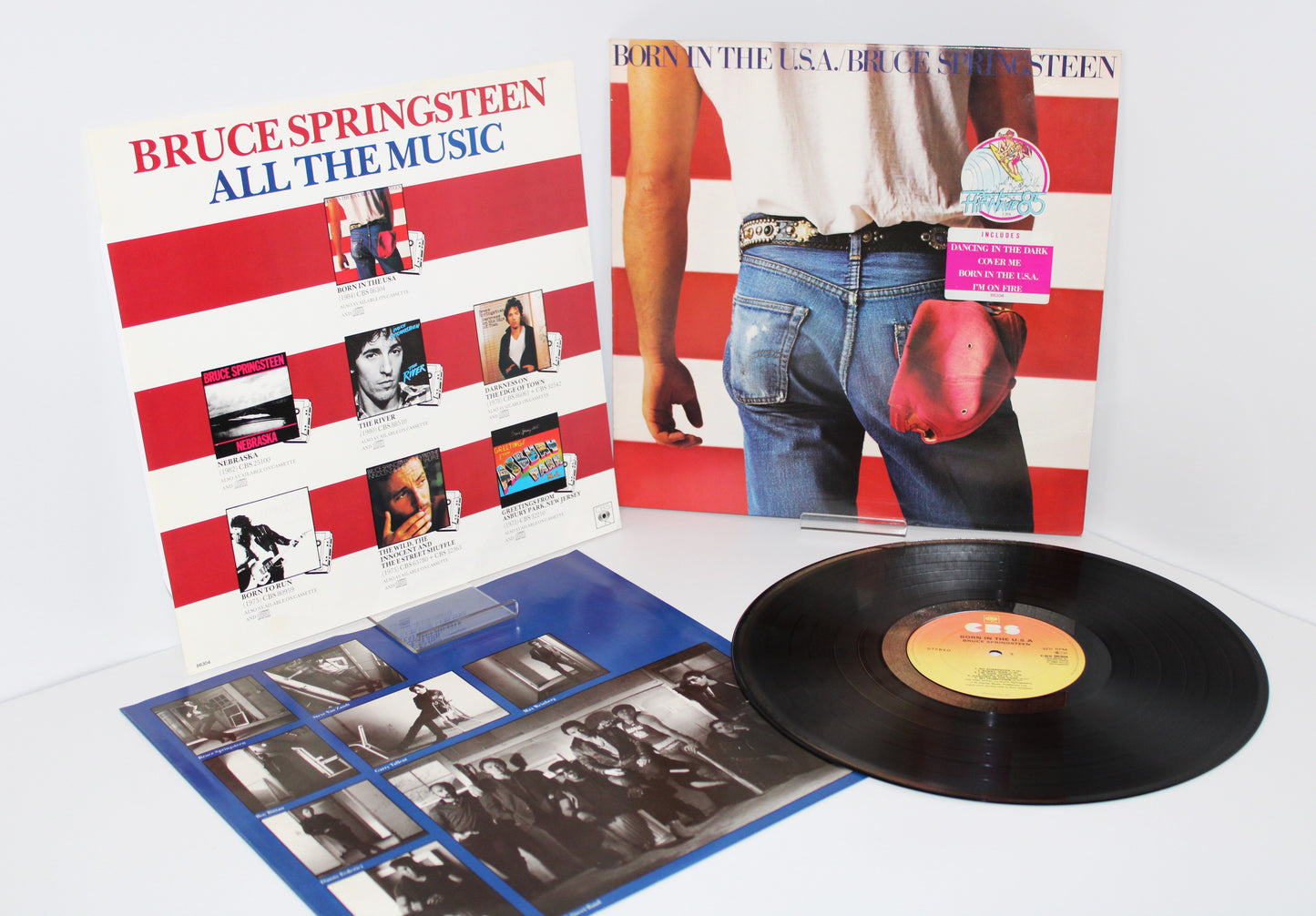 Bruce Springsteen - Born in the USA Original Vinyl 1984 w/Hype Sticker - UK Import