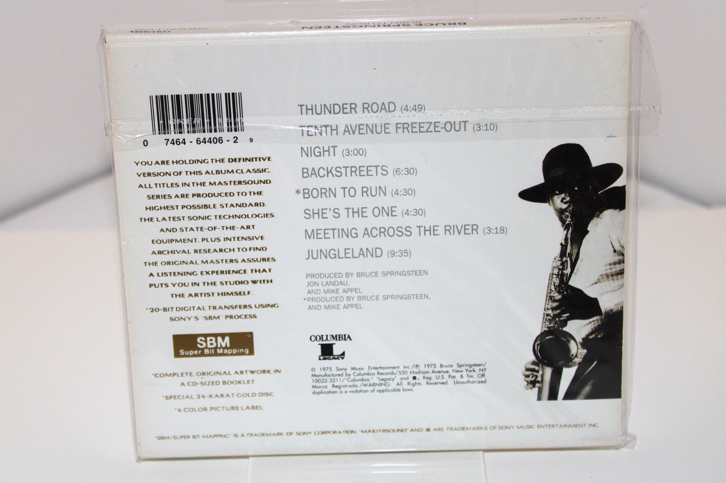 Bruce Springsteen - Born to Run – Remastered 24k Gold CD/- unplayed - Limited Release CD/Rare Sealed