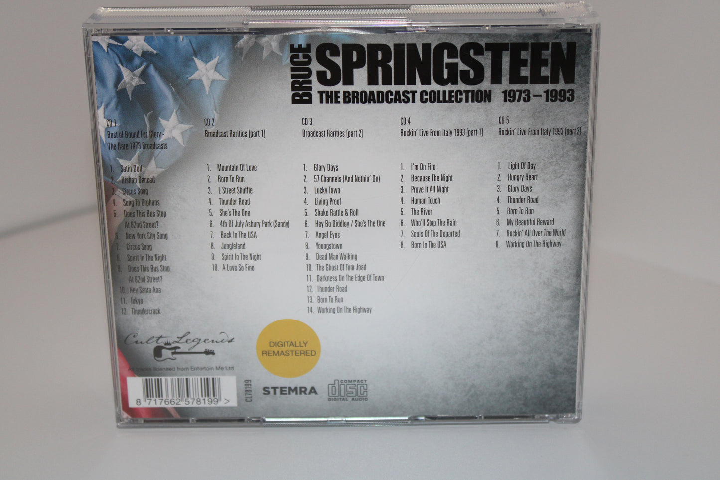 Bruce Springsteen - The Broadcast Collection 1973-1993 CD/5 Pack - Unofficial as new