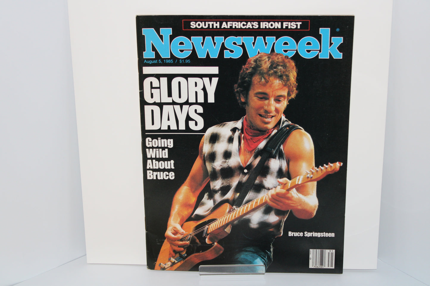 Bruce Springsteen - Original Newsweek Glory Days Magazine & Glory Days DEMO 45/7" Vinyl Record