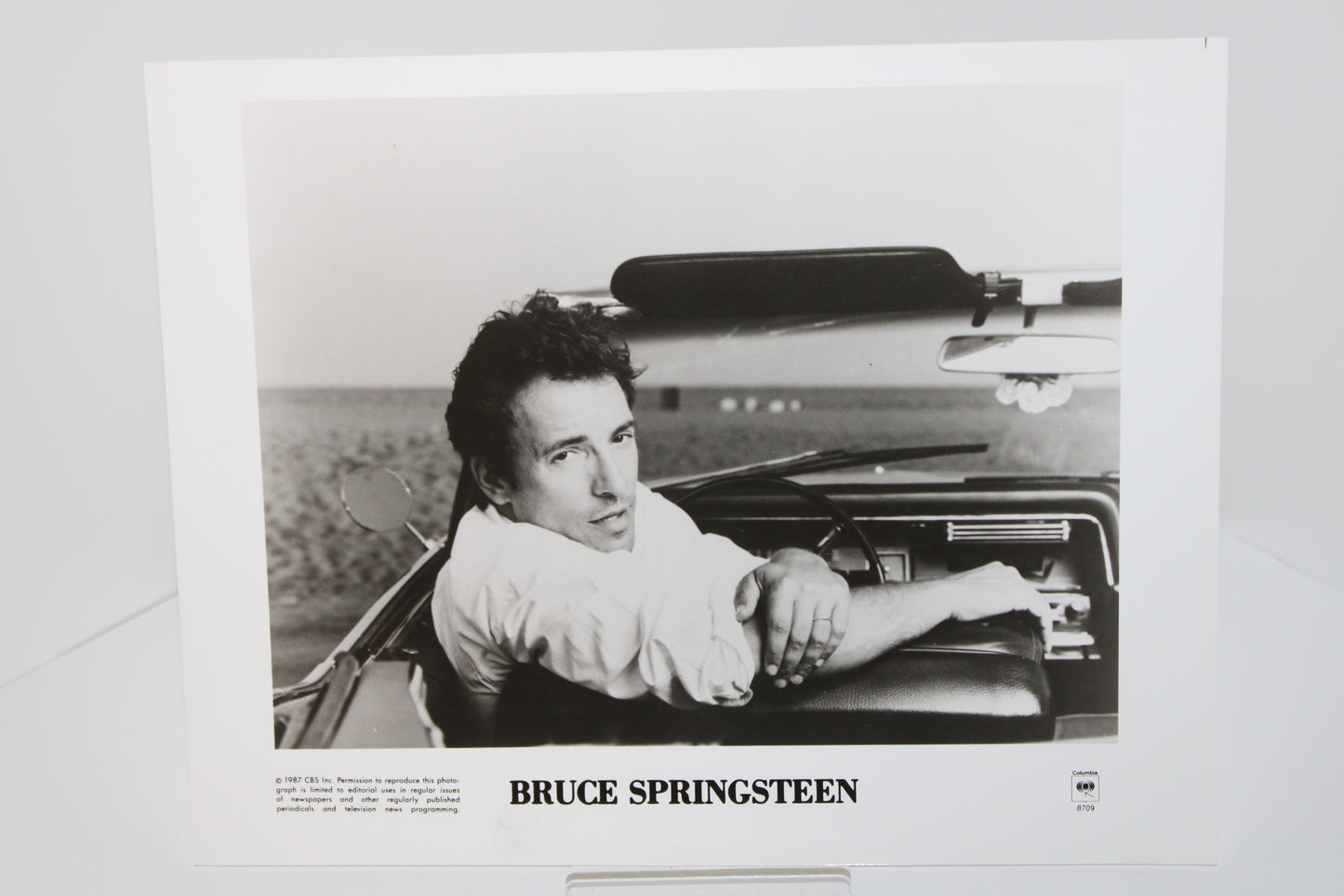 Bruce Springsteen - Original Columbia Promo Photo - Tunnel Of Love 1987