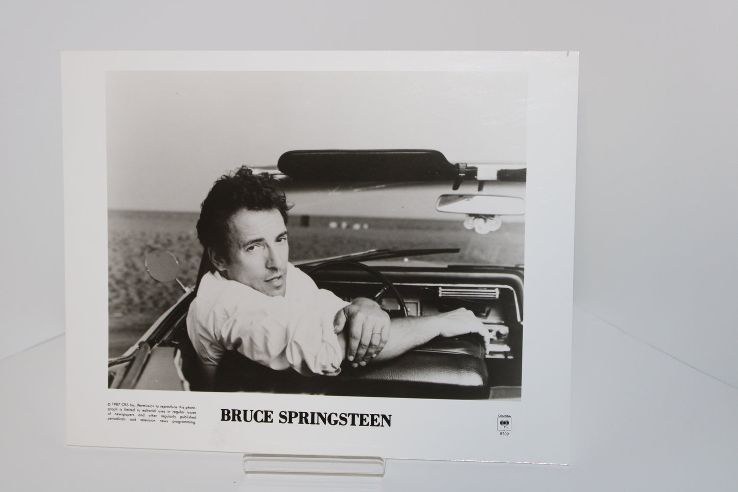 Bruce Springsteen - Original Columbia Promo Photo - Tunnel Of Love 1987