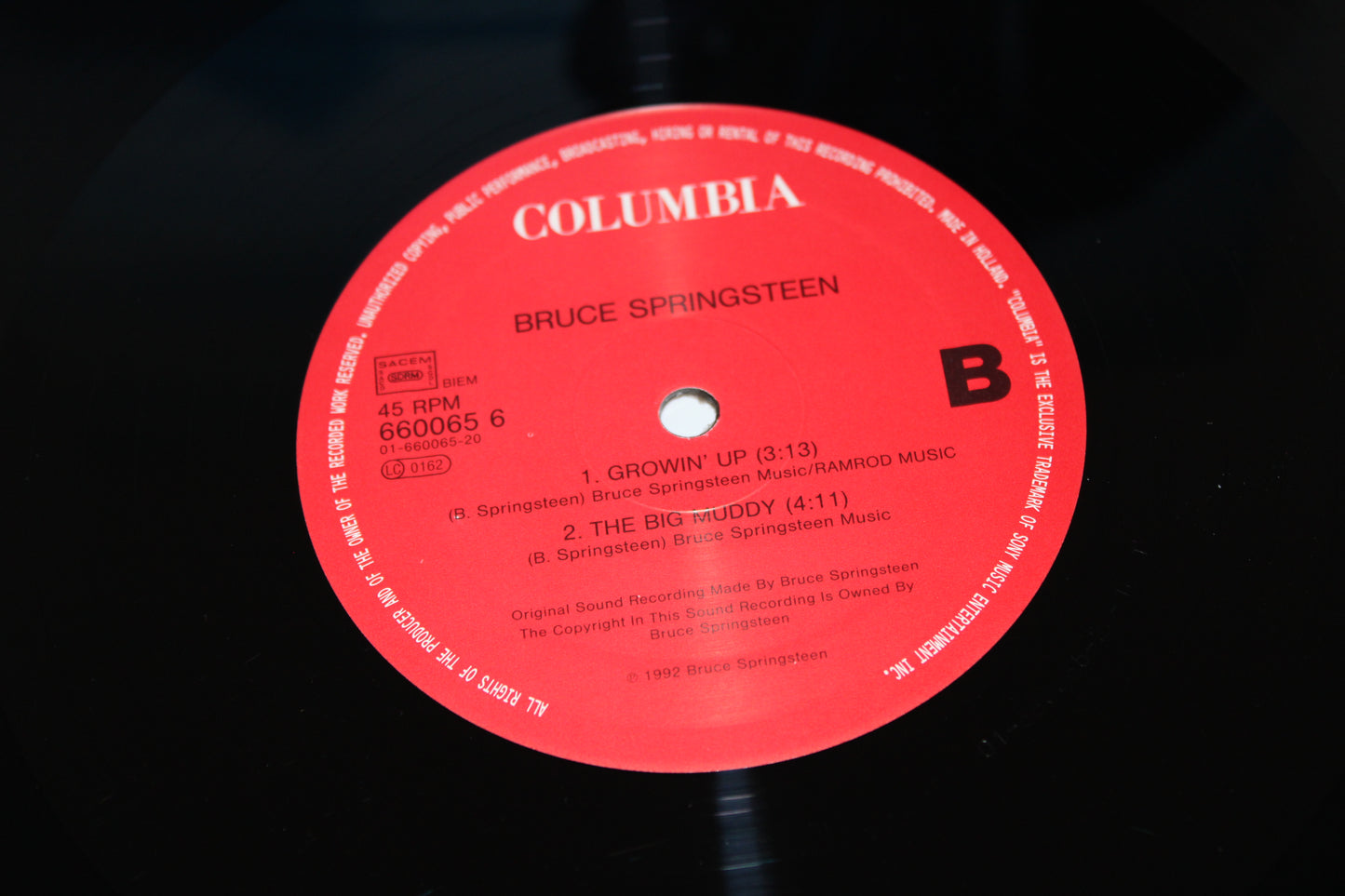 Bruce Springsteen 12" Streets Of Philadelphia Vinyl - RARE & SCARCE Near Mint