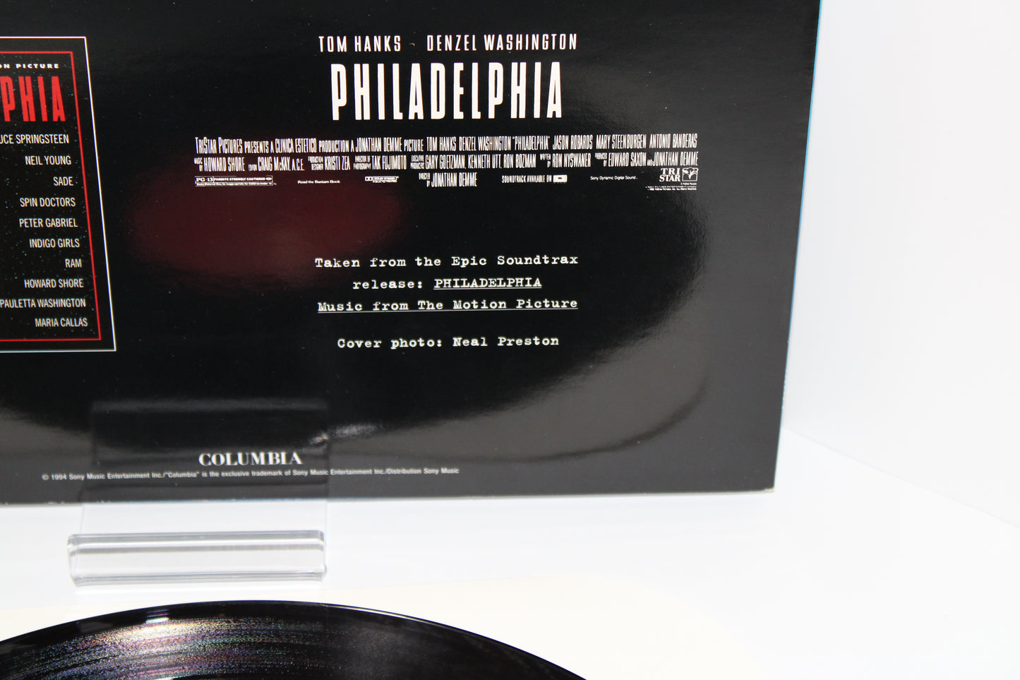 Bruce Springsteen 12" Streets Of Philadelphia Vinyl - RARE & SCARCE Near Mint