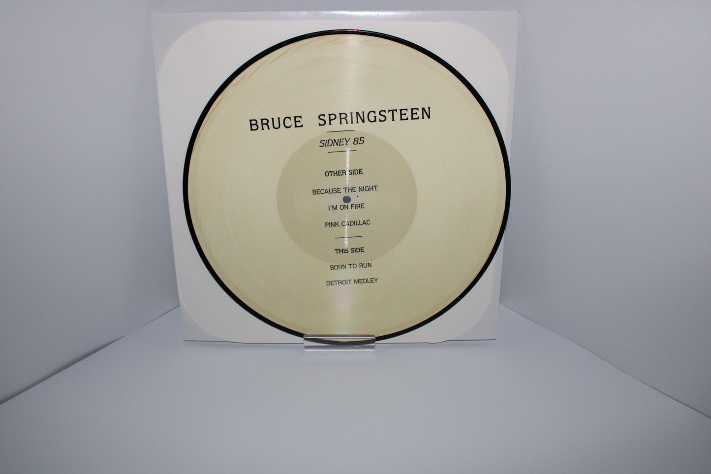 Bruce Springsteen - Sidney 85 Picture Vinyl - Unofficial Australian