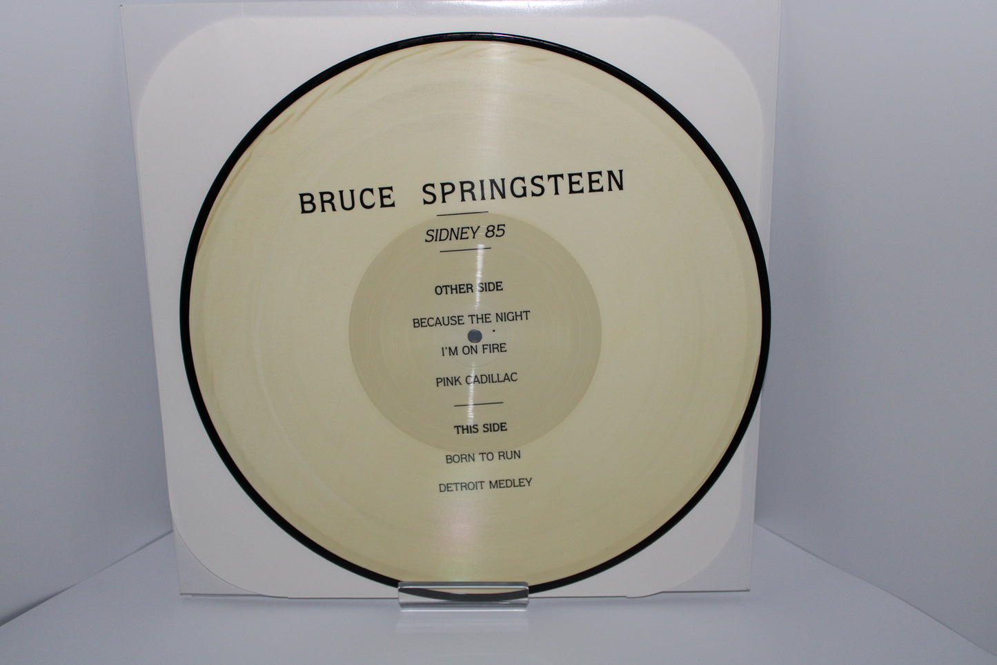 Bruce Springsteen - Sidney 85 Picture Vinyl - Unofficial Australian