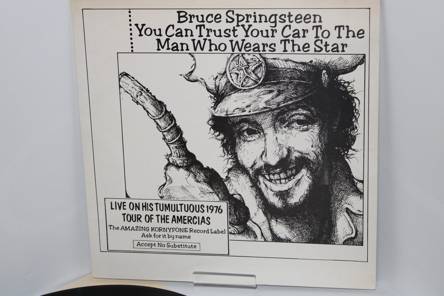 Bruce Springsteen "You Can Trust Your Car To The Man Who Wears The Star" Bootleg Vinyl 1976