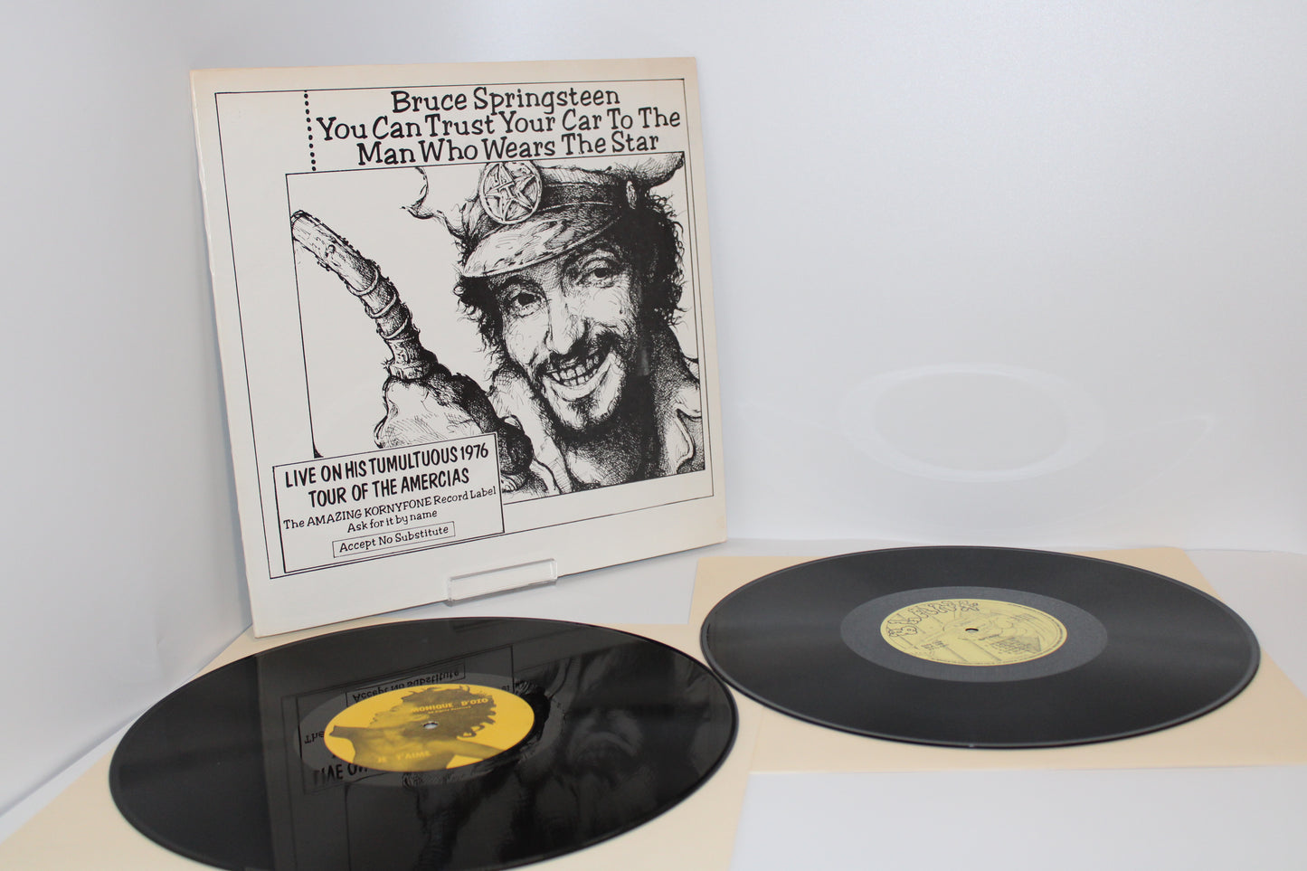 Bruce Springsteen "You Can Trust Your Car To The Man Who Wears The Star" Bootleg Vinyl 1976