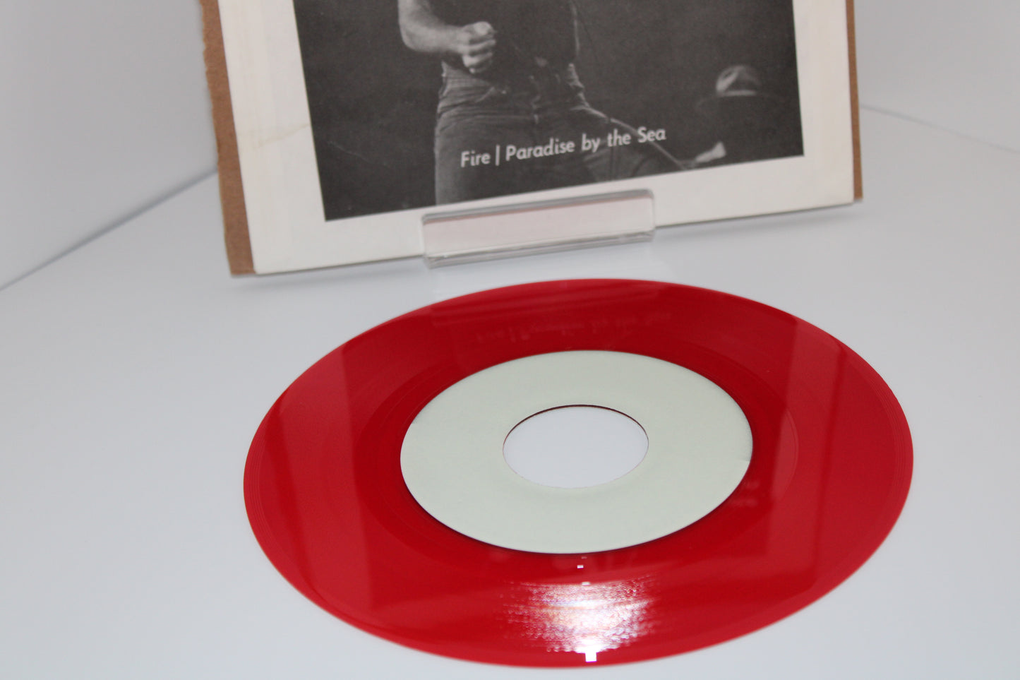 Bruce Springsteen FIRE & Paradise By The Sea - Unofficial RED 7" Vinyl Collectible