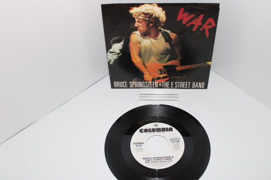 Bruce Springsteen "WAR" Live in 1985 - White Label Demo 7" Vinyl with Picture Sleeve