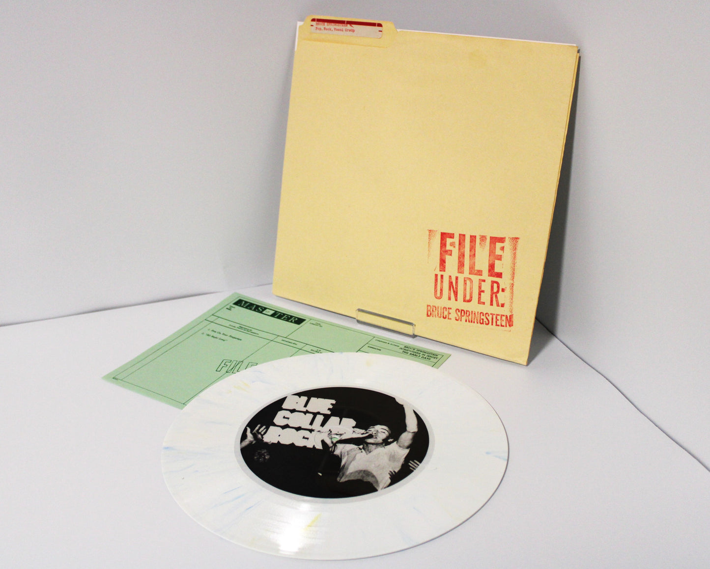 Bruce Springsteen "File Under: Bruce Springsteen" 1973 & 1978 Live 12" Unofficial Vinyl - All Inserts!