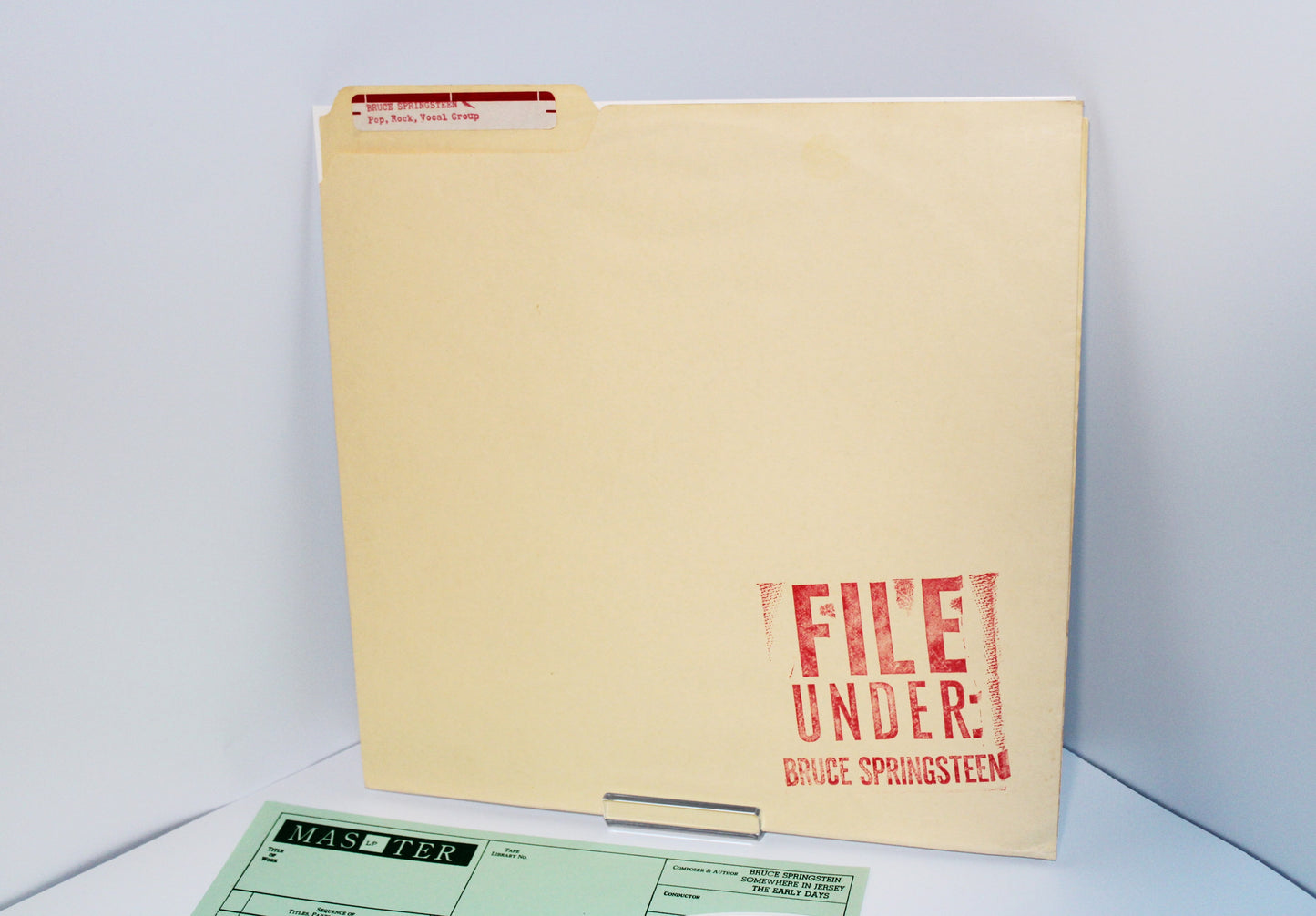 Bruce Springsteen "File Under: Bruce Springsteen" 1973 & 1978 Live 12" Unofficial Vinyl - All Inserts!