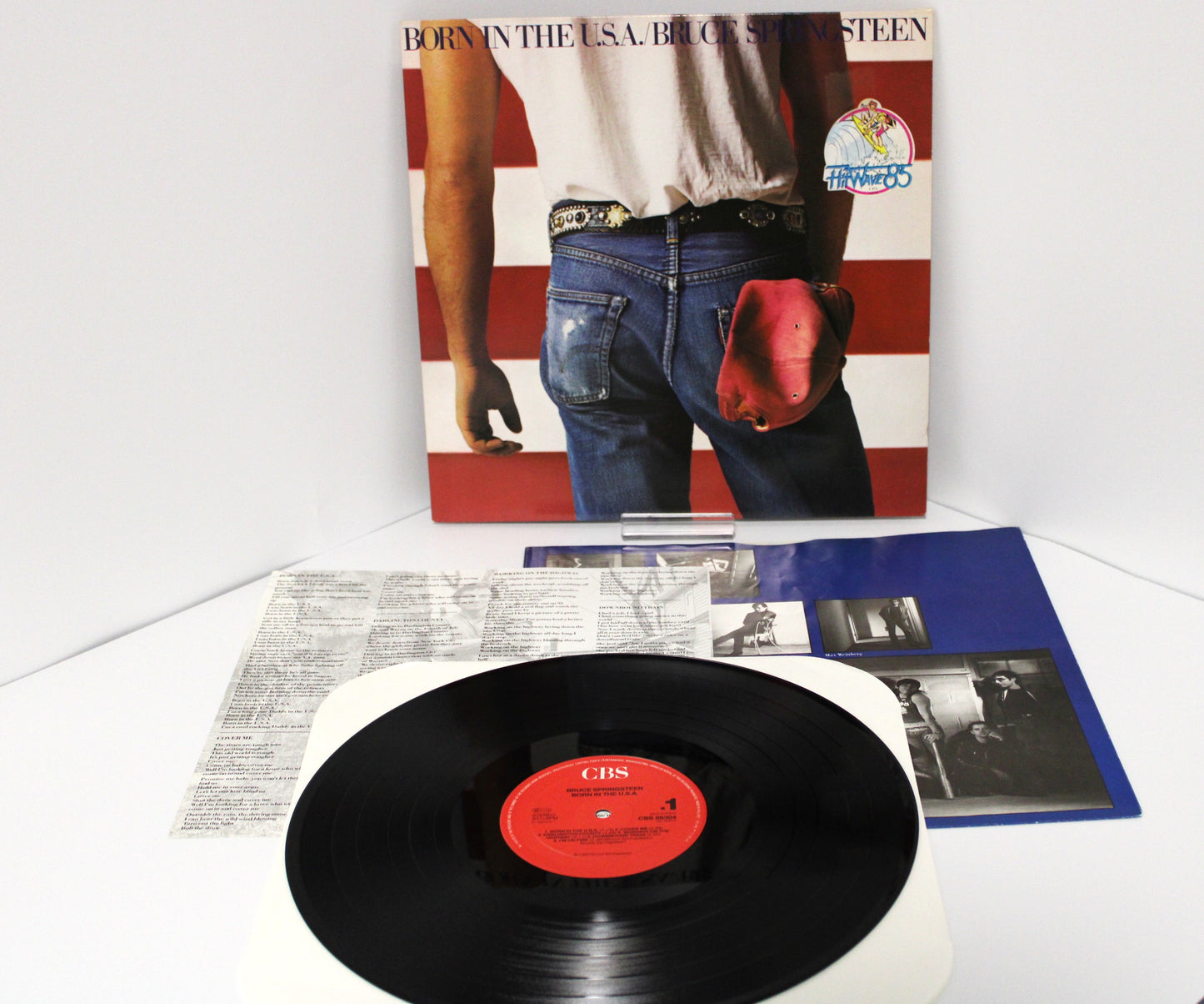 Bruce Springsteen "Born in the USA" Viny 1984 w/Hype Sticker UK import Excellent+